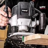 Trend T7EK 2100W Variable Speed Plunge Router 50mm Depth 240V Black view 12