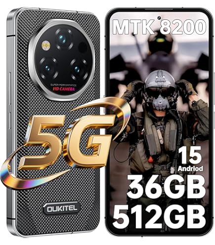 Amazon.com: OUKITEL WP300 5G Rugged Smartphone,36GB+512GB/2TB