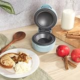 Giles & Posner Mini Pie Maker Deep Fill 550W Non-Stick Plates Blue view 5