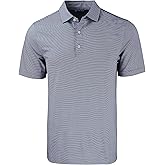 Cutter & Buck Mens Cutter & Buck Forge Eco Double Stripe Stretch Recycled Mens Big &Tall Polo