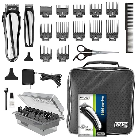 wahl 79608 lithium ion cordless haircutting kit