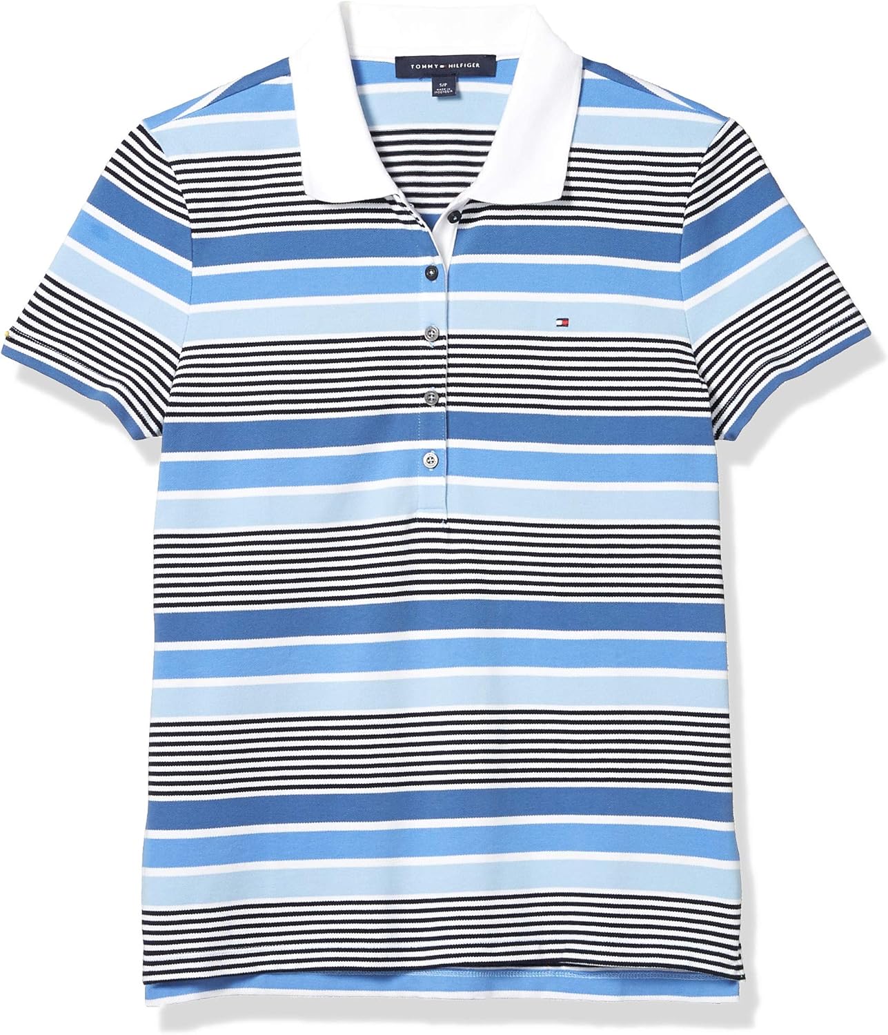 Tommy Hilfiger Women's Short Sleeve Polo (Standard and Plus Size) at  Women’s Clothing store