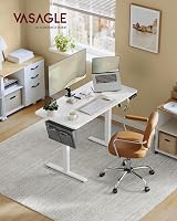 VASAGLE Electric Standing Desk 60x120cm 72-120cm 4 Memory Heights view 2