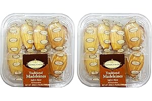 Donsuemor Traditional French Madeleines Individually Wrapped - 28 Oz. Each (Pack of 2)