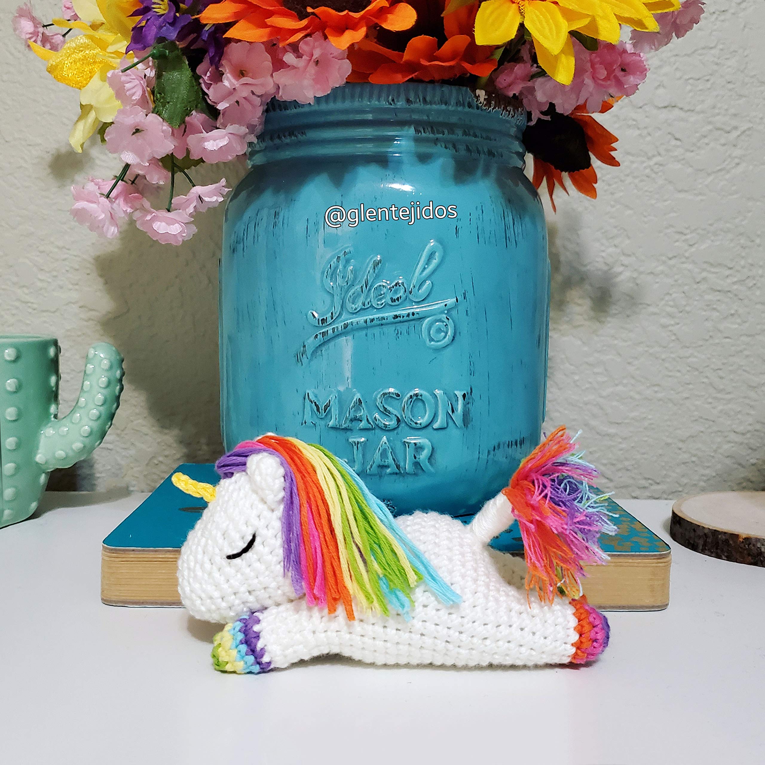 Studio Sam Pure Cotton Yarn Set for Knitting and Crochet. Pack of 10 Skeins, Total 1850 Yards. Great for Baby Blankets and Clothes. Boho Brights Collection.