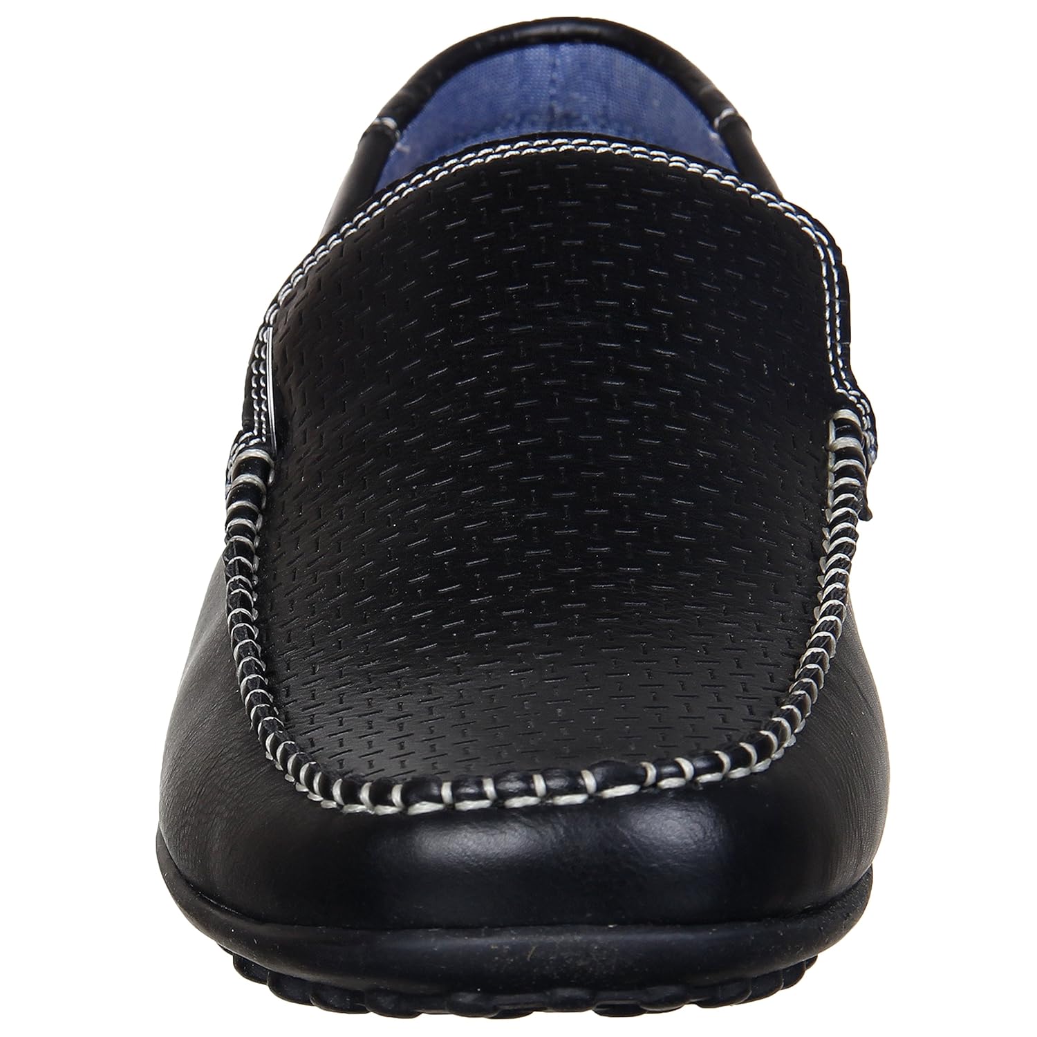 duke mens black casual shoes