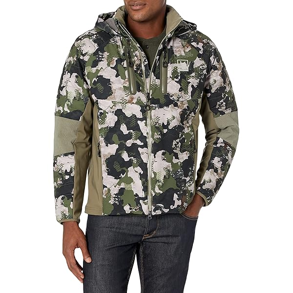 Men's Camouflage Cotton Jacket Outwear Windproof Full Zip