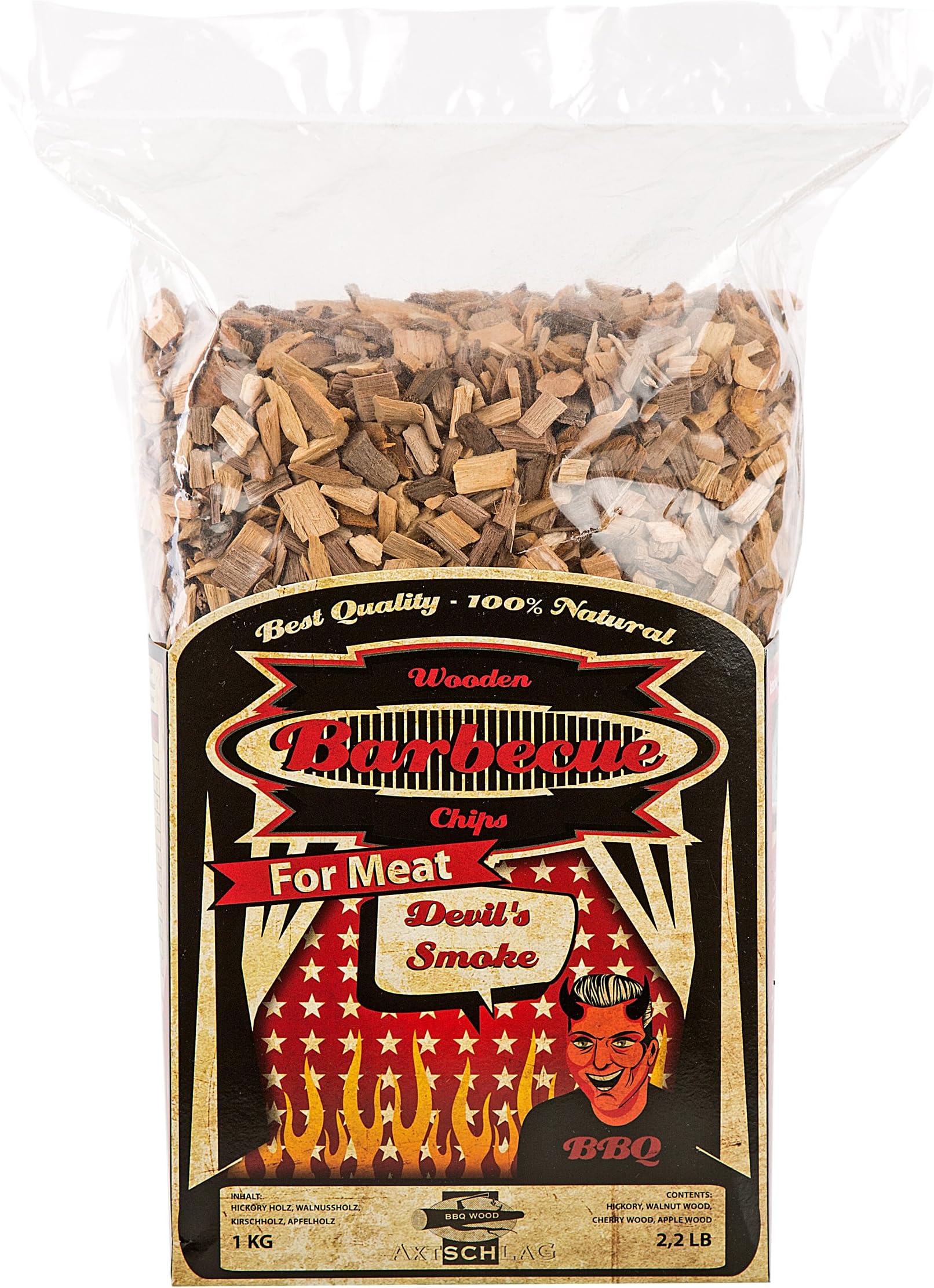Axtschlag 100G00M1500V Devil Smoke Smoking Chips 1 kg