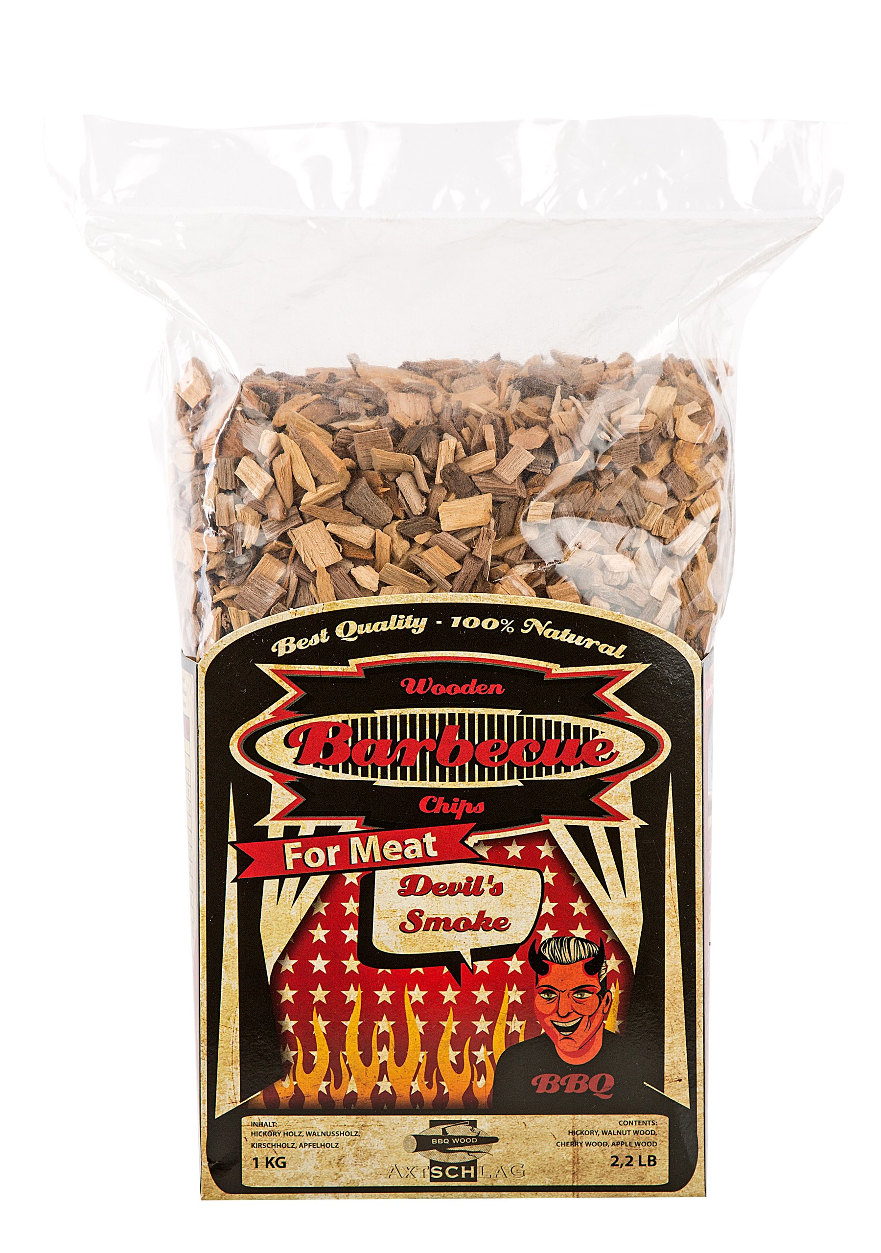 Axtschlag 100G00M1500V Devil Smoke Smoking Chips 1 kg
