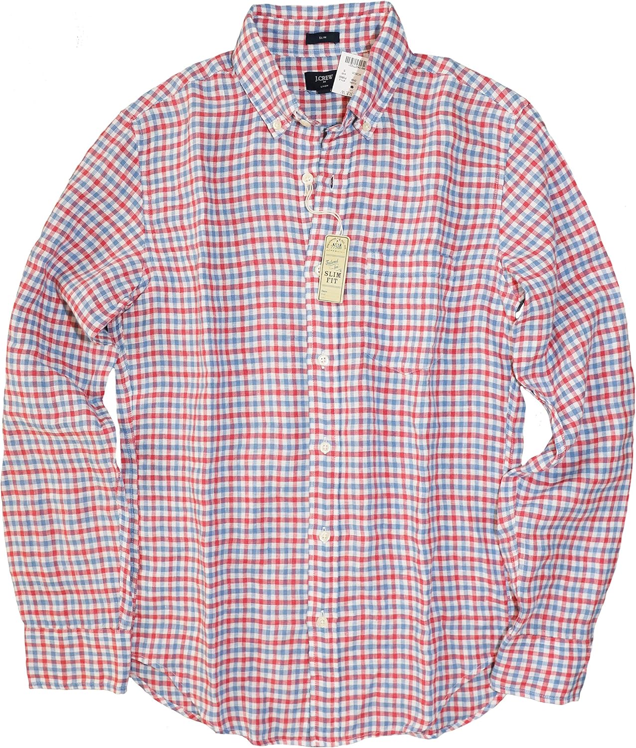 j crew slim linen shirt