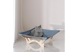 CapyBara Space Cat Window Perch Cat Bed Hammock Cat Cradle Cat Accessories 22 X 22 Inch Elevated Pet Bed for Large Cats or Kitty Easy Assembly Cat Furniture Gift