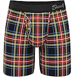 Shinesty Long Leg Boxer Briefs for Men - Support Ball Hammock Underwear