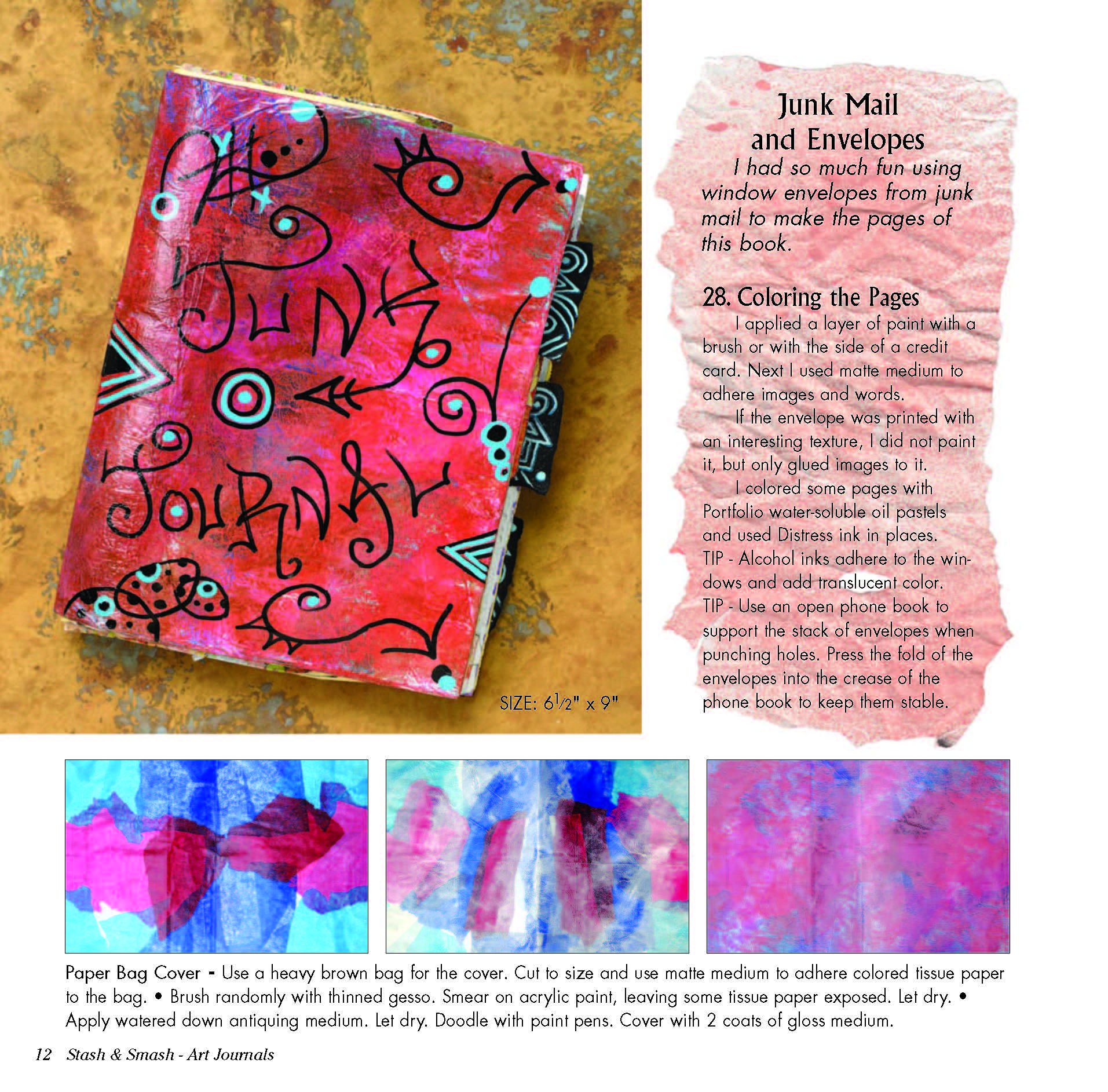 Stash Smash Art Journal Ideas Cindy Shepard 0023863053808