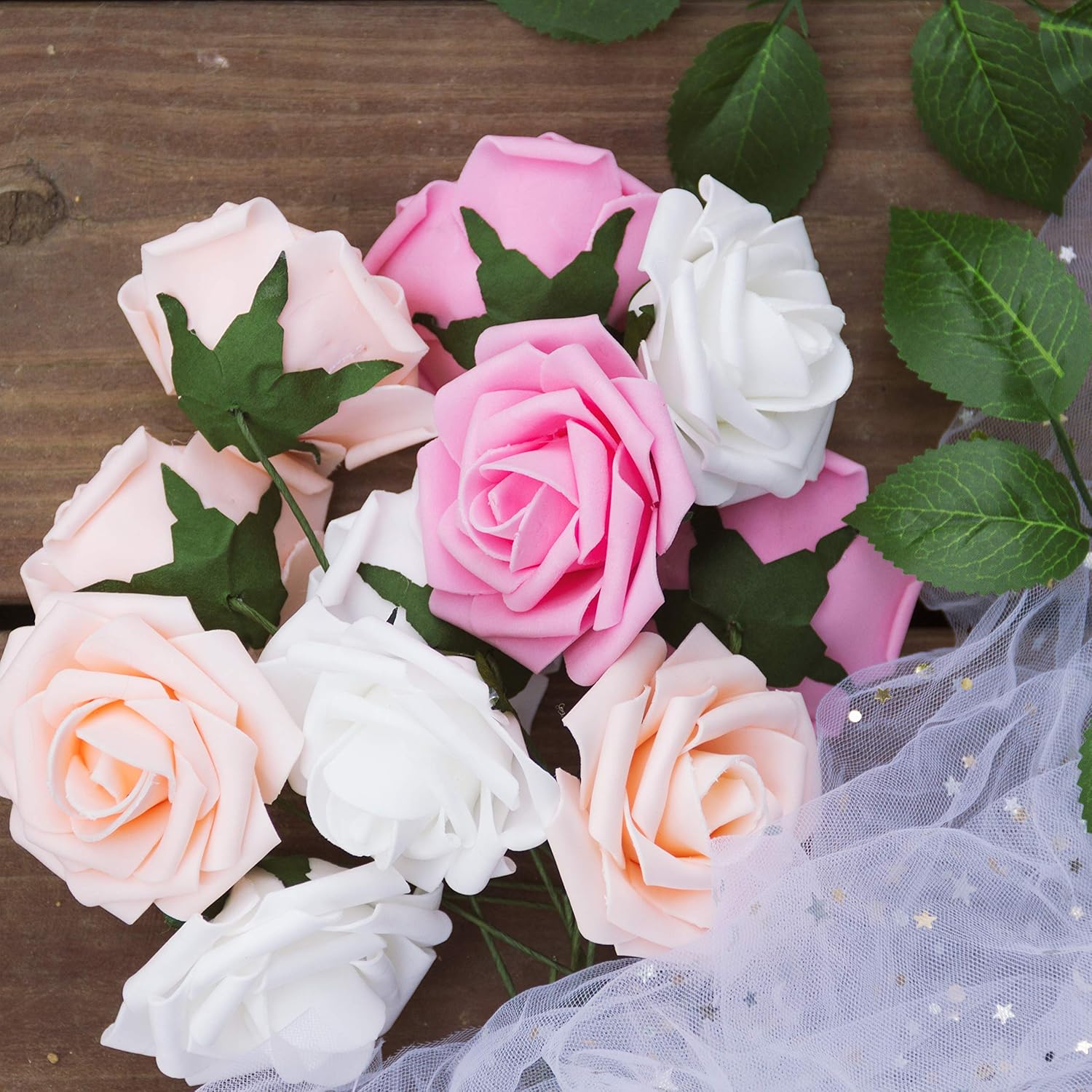 Fake Rose Decorations