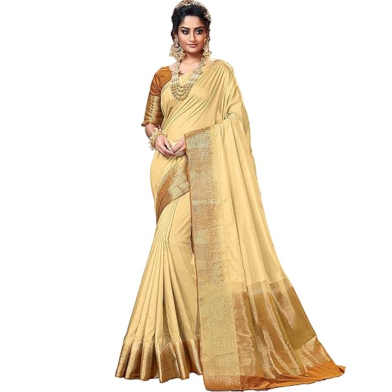 Shaily Womens Kanjivaram Silk Blend Pink Saree[HROIN2001SSR02_perent]