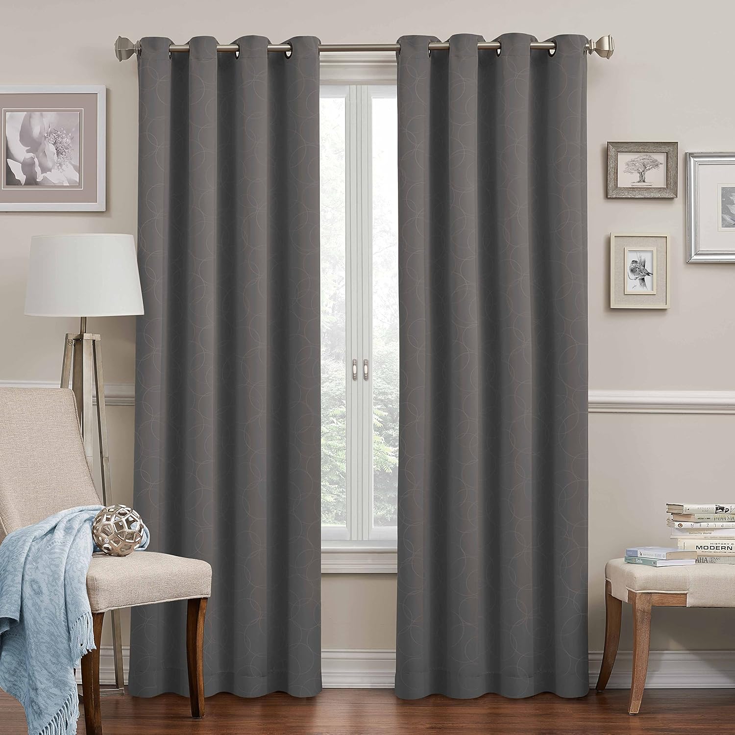 Amazon Com Eclipse 52 X 108 Window Treatment Thermal Insulated