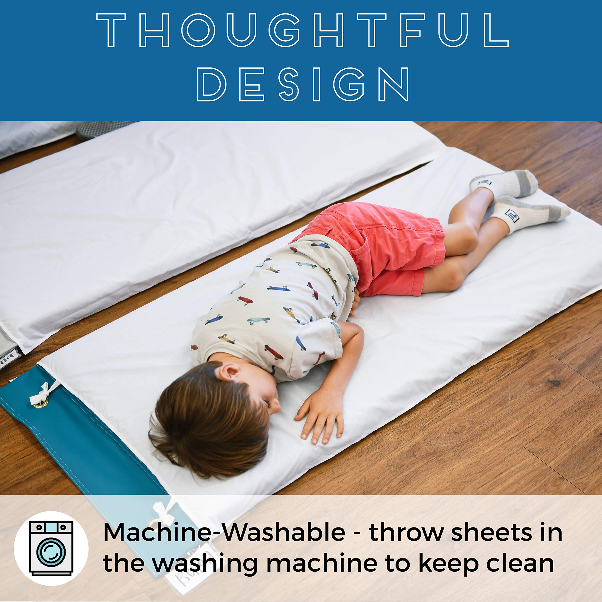 ECR4Kids Hanging Rest Mat Sheet For Daycare And Preschool Nap Mats