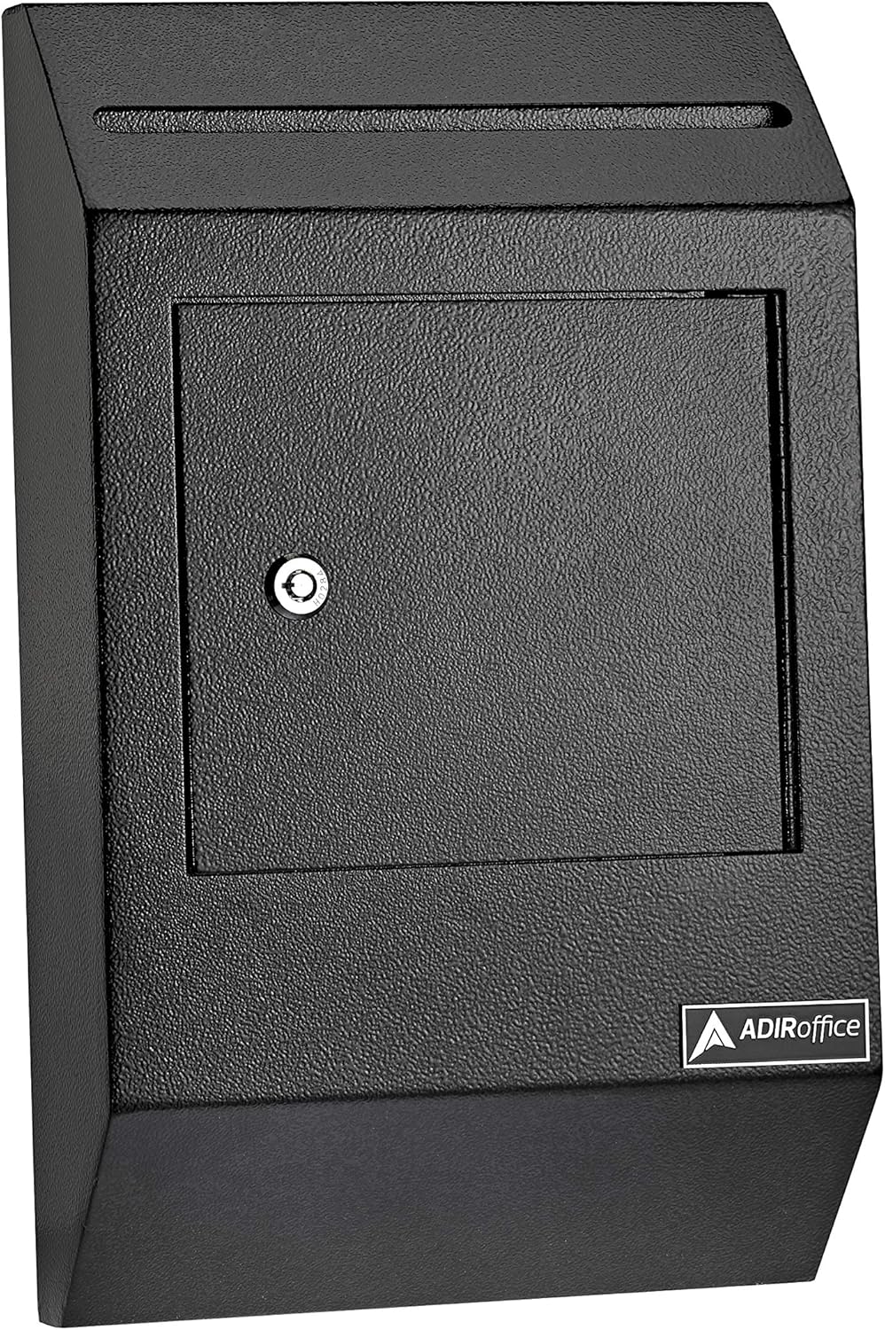 AdirOffice Drop Box - Heavy Duty Secured Storage with Lock - for Commercial Home Office or Business Use (Black): Home Improvement