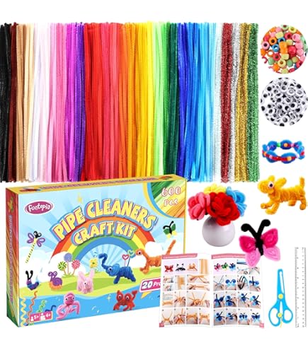 Fil Chenille 400 Pièces Colorées Cure-pipes Tiges De Chenille Pour Bricolage Art Craft Decorations Du2019artisanat 6 Mm X 12 Pouces Chenille Loisir Creatif