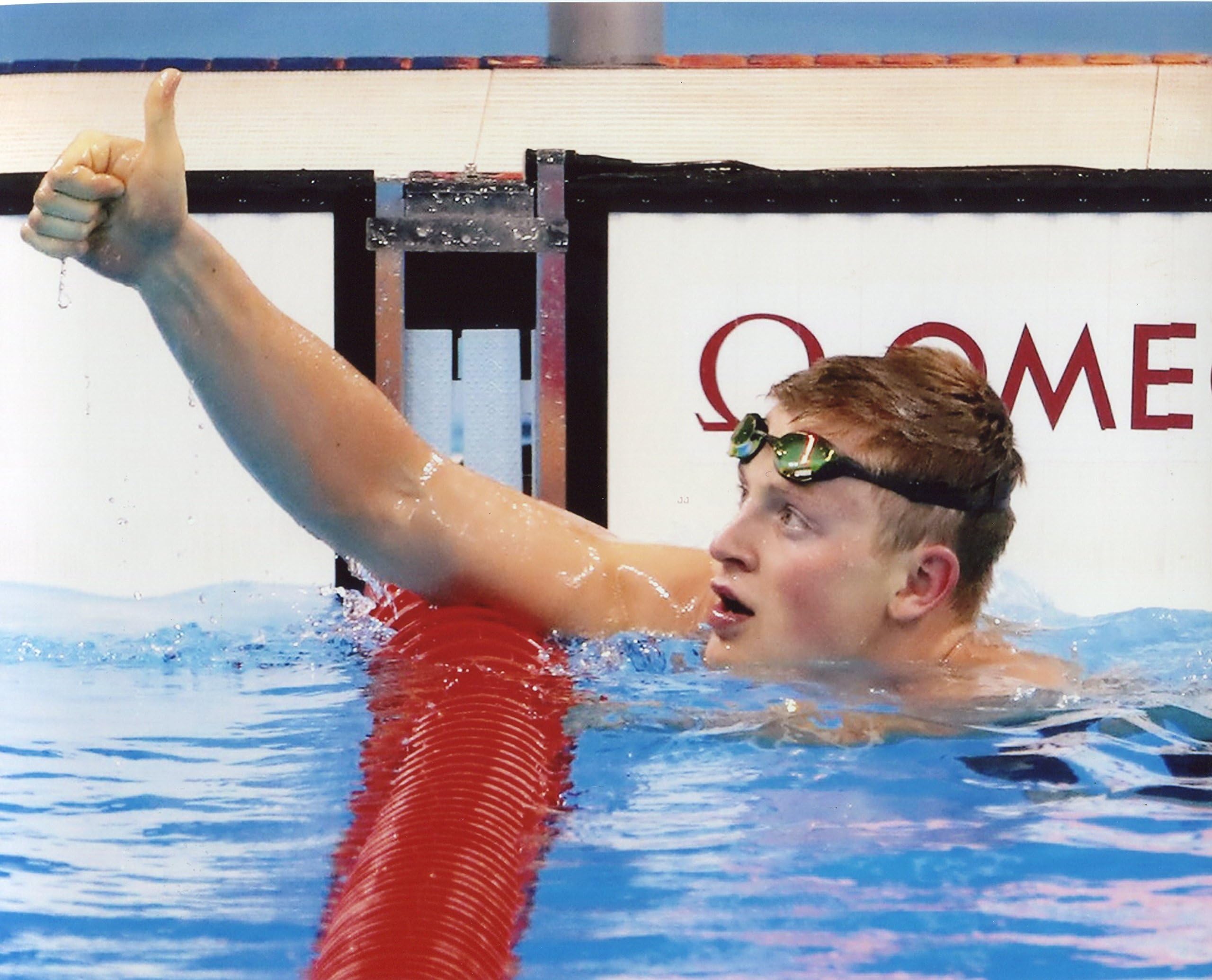 ADAM PEATY 2016 GREAT BRITAIN OLYMPIC TEAM 8X10 SPORTS ACTION PHOTO (RIO)