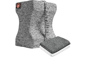 BOURN FREE 3NT Knee Pillow for Side Sleepers – Memory Foam for Spinal Alignment & Pain Relief – Comfort Sleep Leg Cushion for Sciatica, Back, Hip Discomfort – with Knee Pillow Replacement Cover