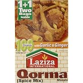Laziza Quorma (korma) Masala (Garlic and Ginger), 100-Gram Boxes (Pack of 6)