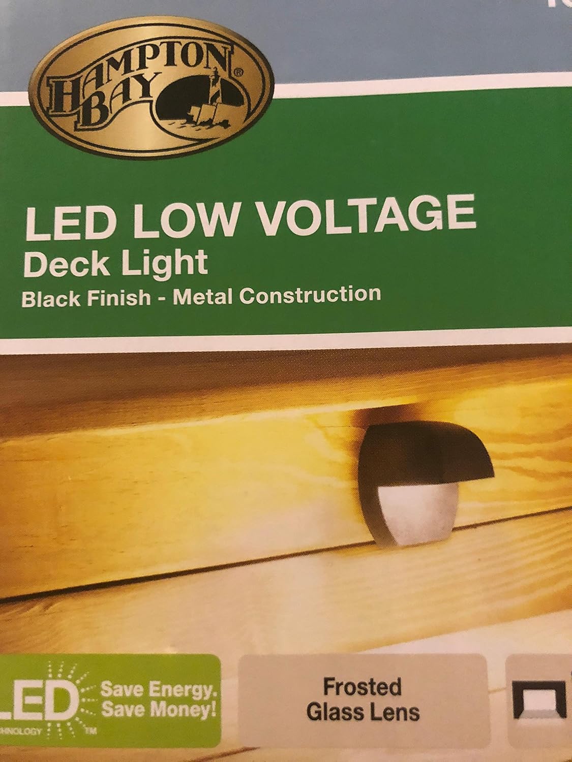 Hampton Bay Low Volt Black Outdoor Integrated Led Surface Mount