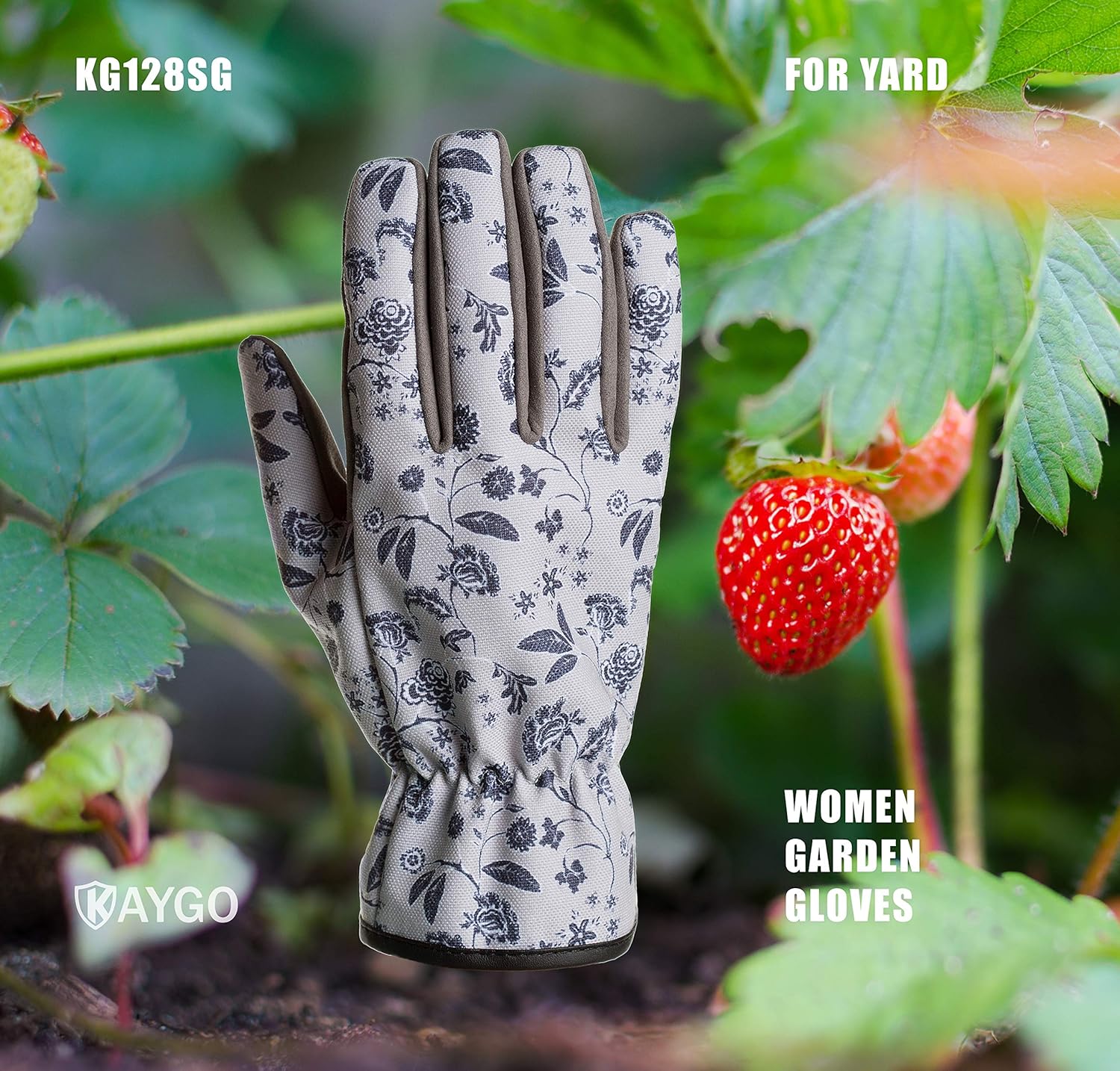 KAYGO Women Garden Work Gloves, KG128SG, for Every Beautiful Women and Her Lovely Garden (Medium): Home Improvement
