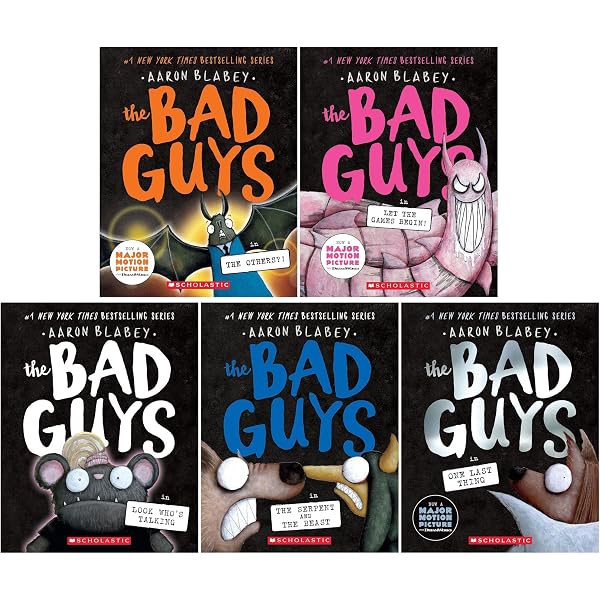 The Bad Guys Book Series 1-16 with Bonus Movie Content and