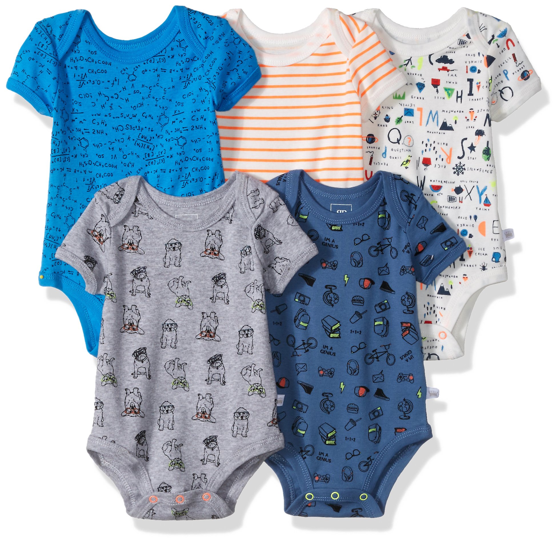 Baby 5 Pack Bodysuits (More colors Available!)