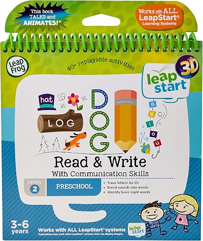 LeapFrog Read & Write 3D Activity Book for LeapStart System Preschool 3-6