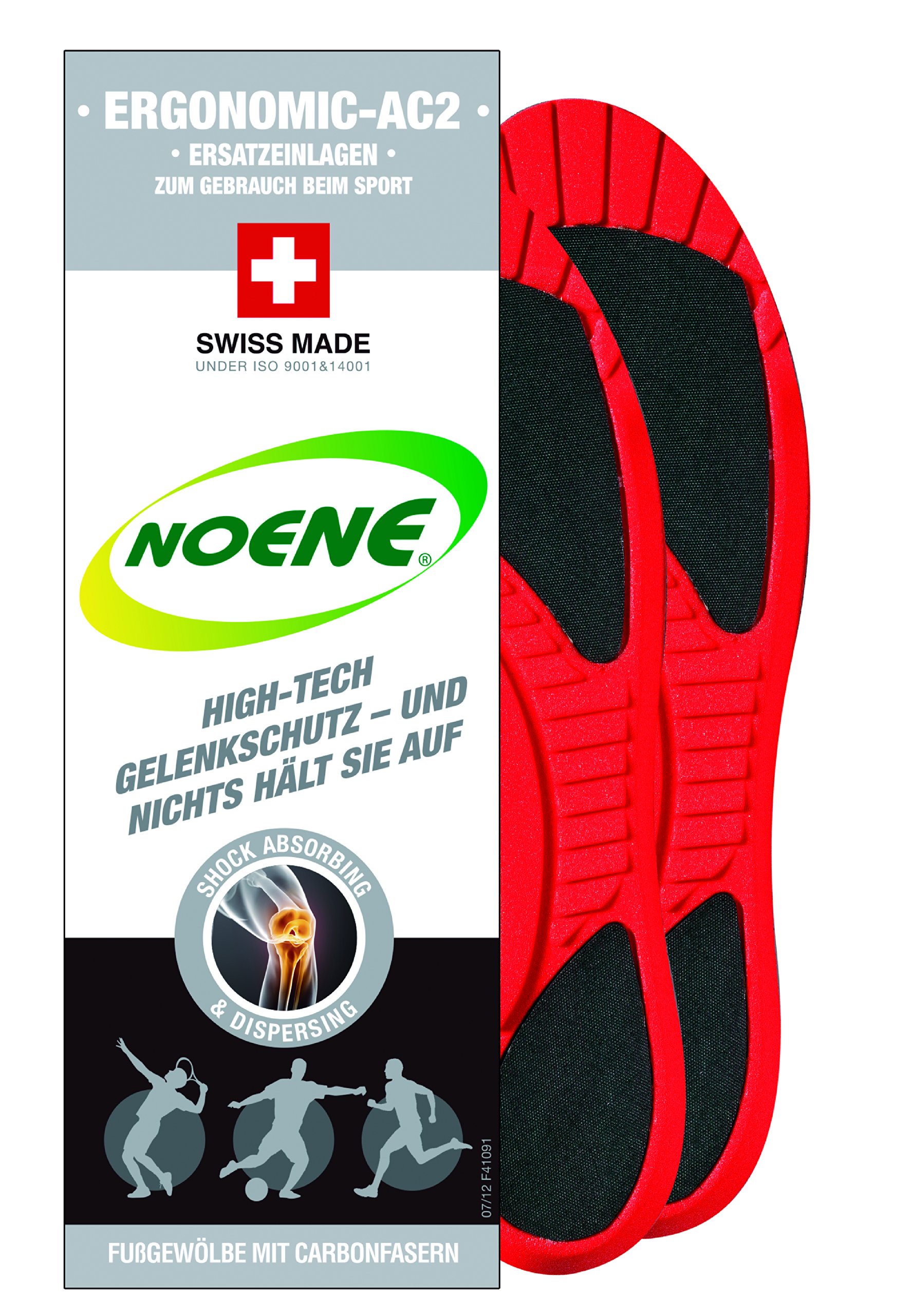Noene Insole NAC2 Ergonomic Size:39 EU
