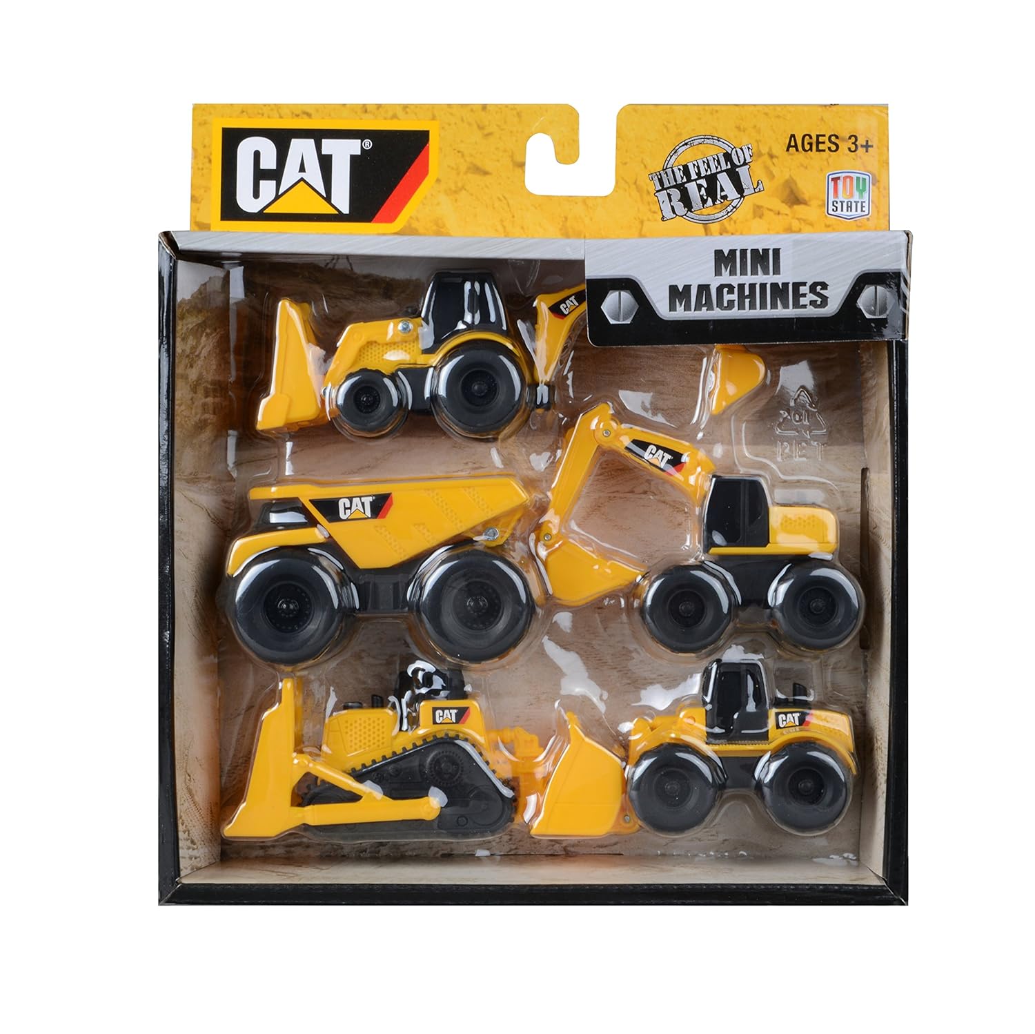 CAT Vehículo de obras públicas y construcción Mini Machine Pack