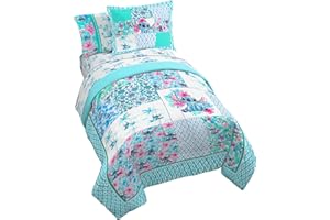 Jay Franco Kids Comforter Set Includes Sheets and Pillow Covers - Soft and Cozy Bed Set for Stylish Room Decor, Multi - Lilo and Stitch 02, 5 Piece Twin Bedding