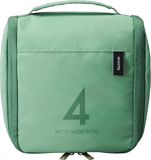 Amazon ミレスト Milesto 旅行用便利グッズ 旅行用収納ポーチ 収納ケース 化粧品 撥水 4l バスルームオーガナイザー Utility 4l cm 0 185kg 緑 グリーン Green ブランド 男性 女性 かわいい シンプル 大人 きれいめ カジュアル 軽量 軽い 丈夫 機内持ち込み 海外