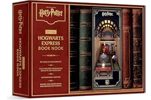 Harry Potter: Official Hogwarts Express Book Nook (With Lights!): DIY Building Kit with Fully Molded Train Engine Car