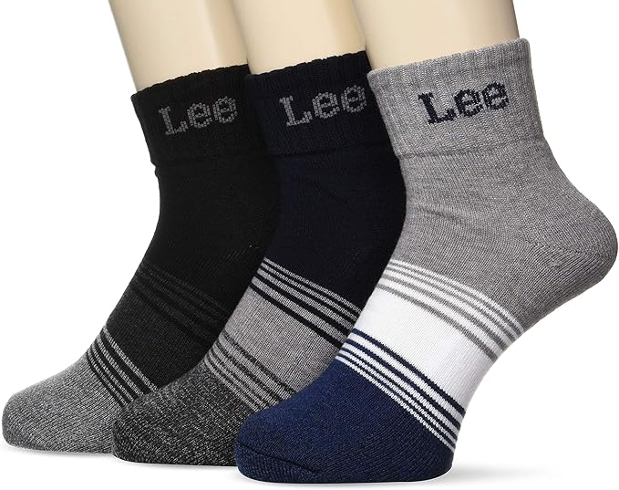 Amazon リー 3足組ソックス ショート丈 フートパイル メンズ ミックス01 日本 25 27cm 日本サイズm相当 スポーツソックス 通販