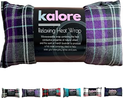 Kalore Koddle Purple Tartan Heatpack XL 800g Wheat Microwave