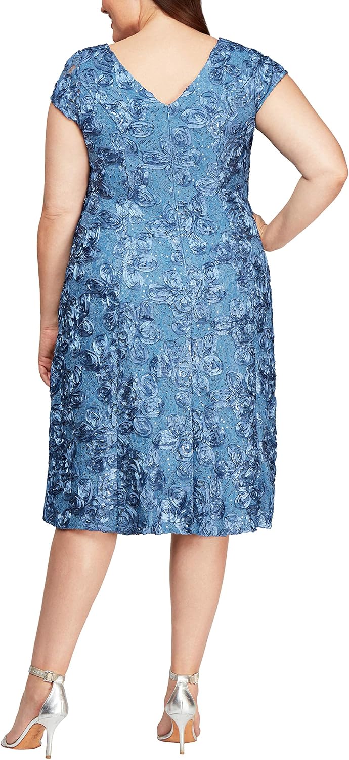 plus size tea length dresses