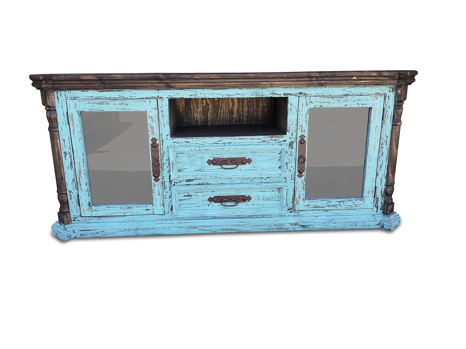 Amazon Com Hiend 72 Inch Rustic Western Turquoise Antique