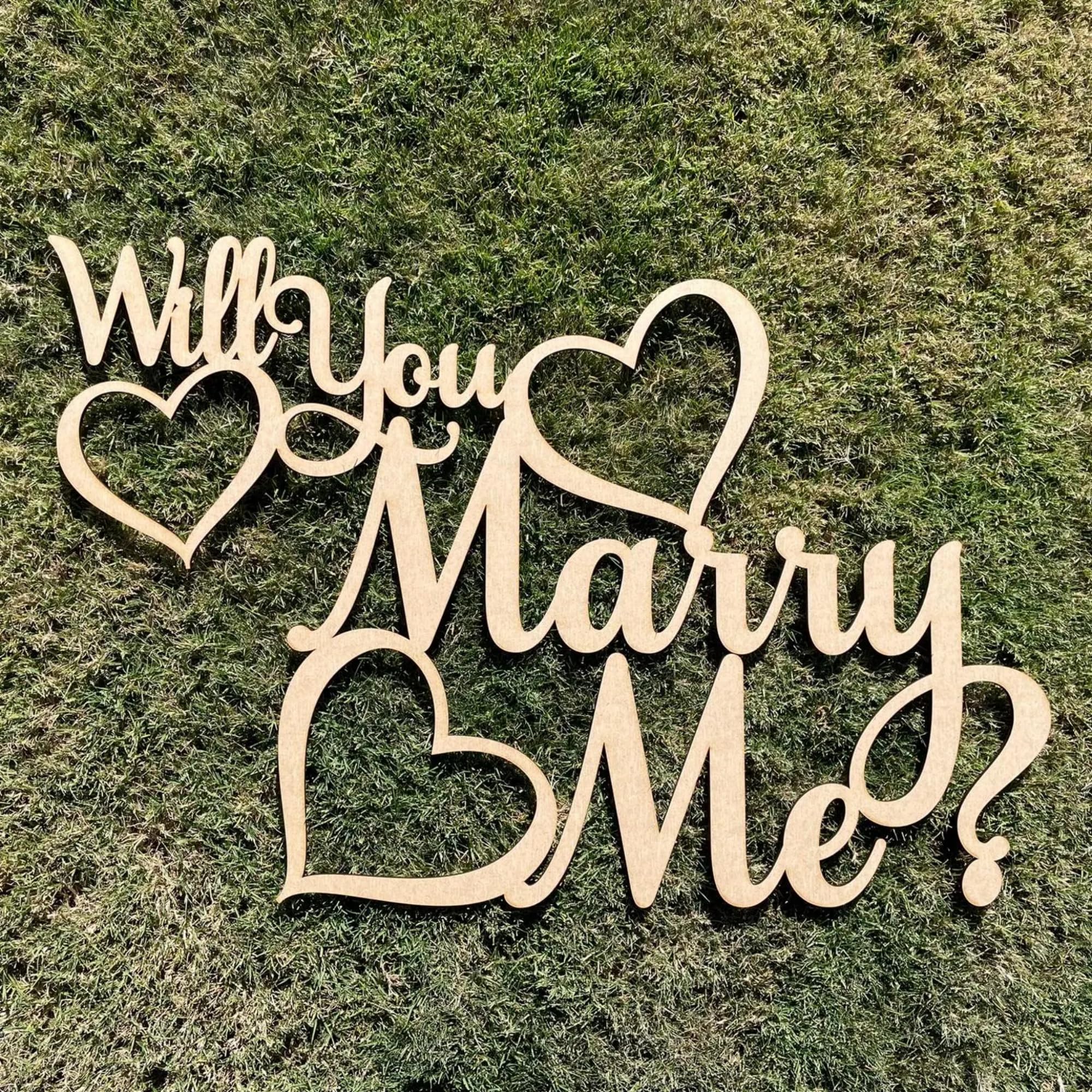 Photo 1 of Will You Marry Me? Wooden Sign for Backdrop, Bachelorette Party Backdrop, Engagement, Wedding Party Decoration Photo Backdrop for Engagement Valentines Day Wall Decor