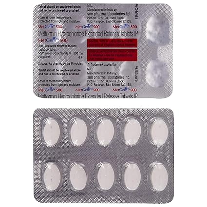 metformin tablets i.p.500 mg