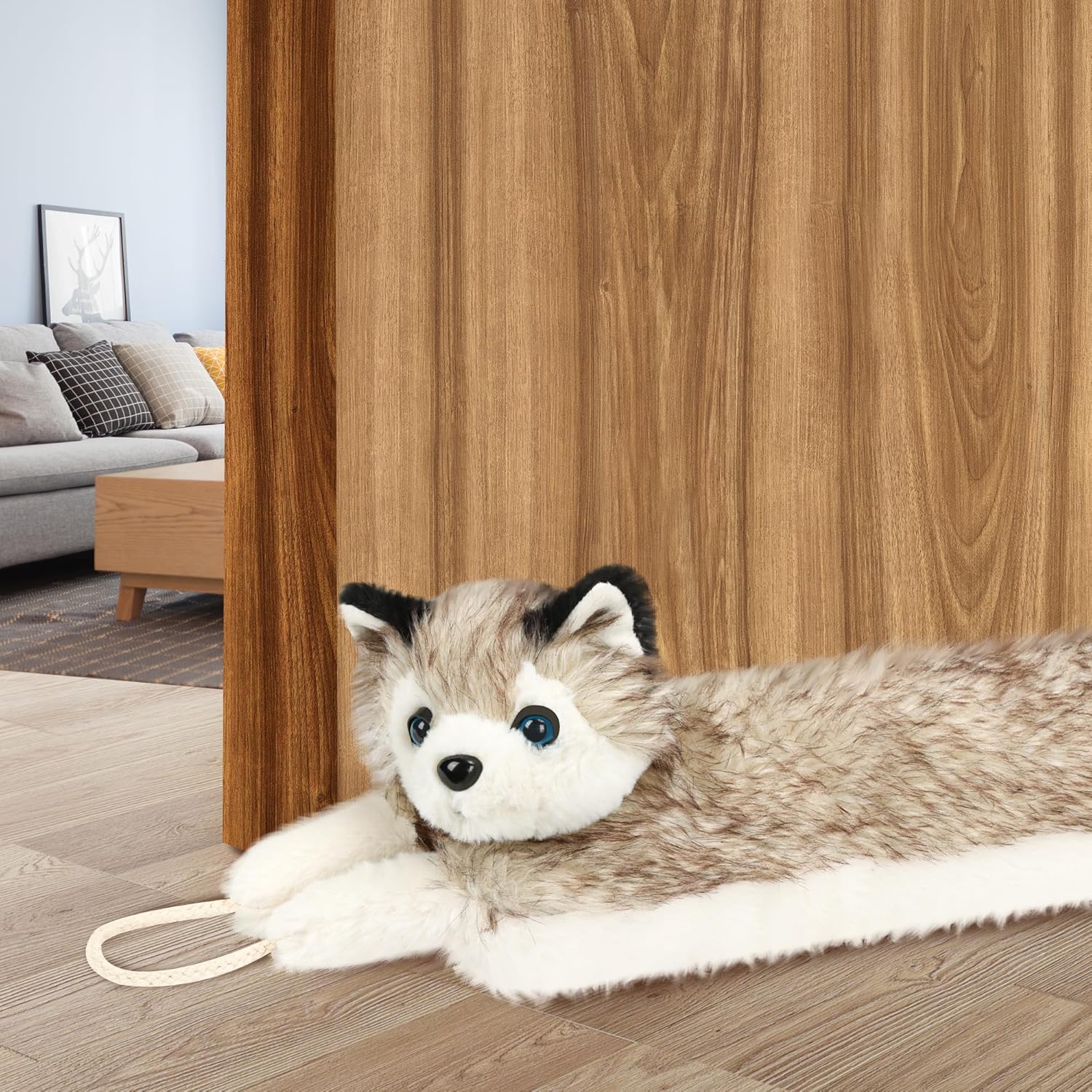 Draft Stoppers - NABOWAN Under Door Draft Stopper 32 inch - Adorable Dog Heavy Duty Under Door Draft Blocker for Door & Window, Animal Draft Stoppers for Bottom of Door