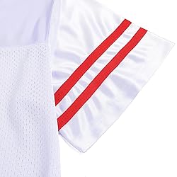 DEHANER White Football Jersey for Men Women Adult