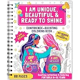 Coloring Books for Kids Ages 8-12, Confidence Activities for Girls, Spiral | Coloring Book for Girls Ages 8-12, Self-Esteem &amp; Affirmation Activities on Kindness, Gratitude &amp; Friendship, Tween Gift Idea