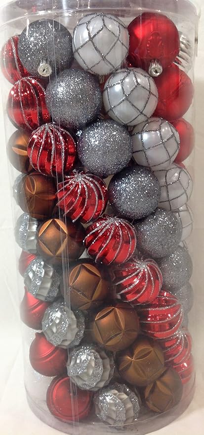 Amazon Com Martha Stewart Living 101 Piece Holiday Ornaments