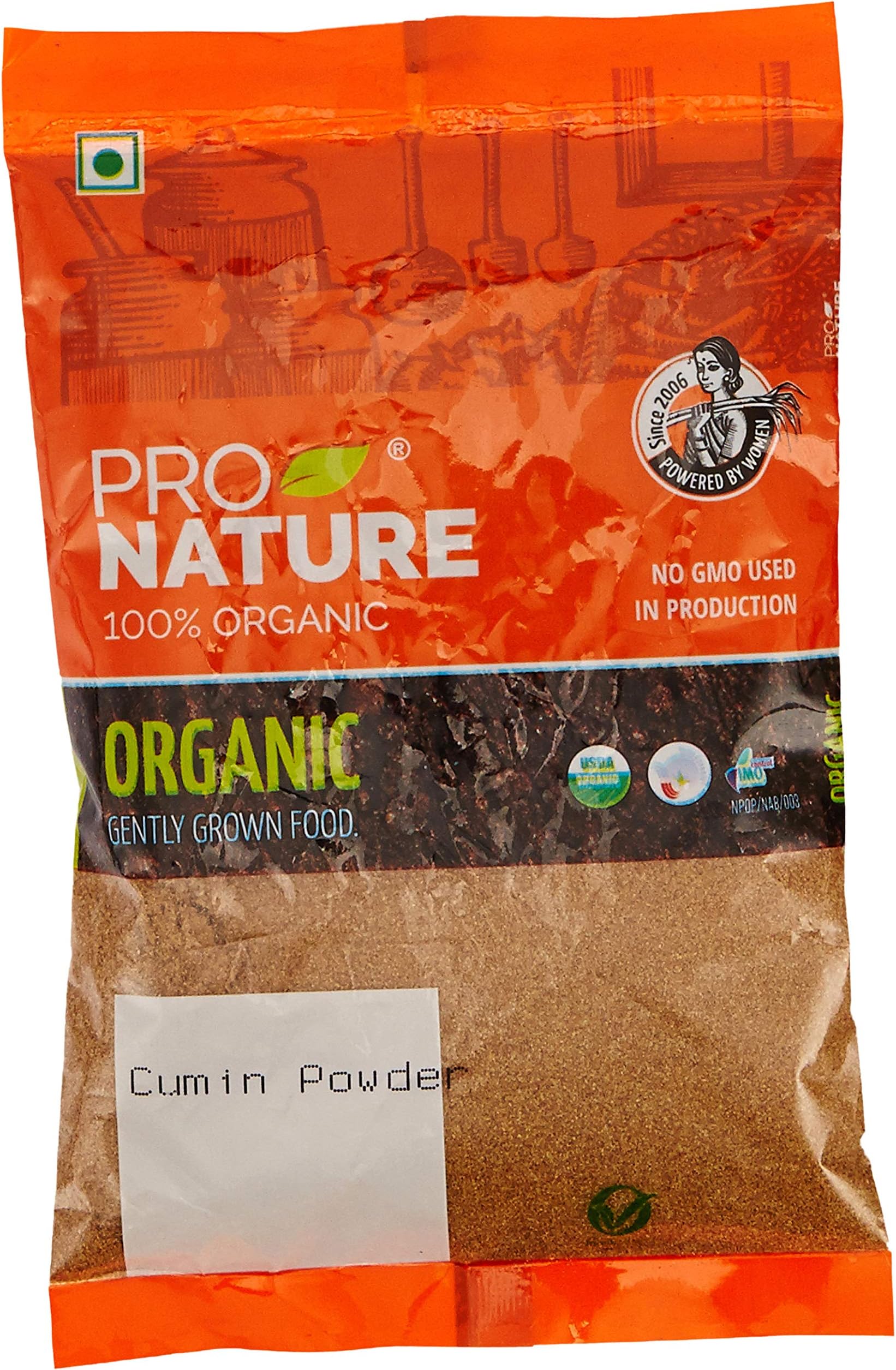Pro Nature 100% Organic Cumin Powder, 100g