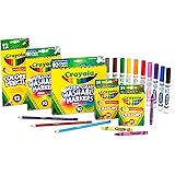 Crayola Back To School Supplies for Girls & Boys, Crayons, Markers & Colored Pencils, Stocking Stuffers, Gifts, 80 Pieces