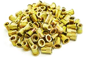 Astro Pneumatic Tool RN8M M8 8mm Steel Rivet Nuts, 100 Piece
