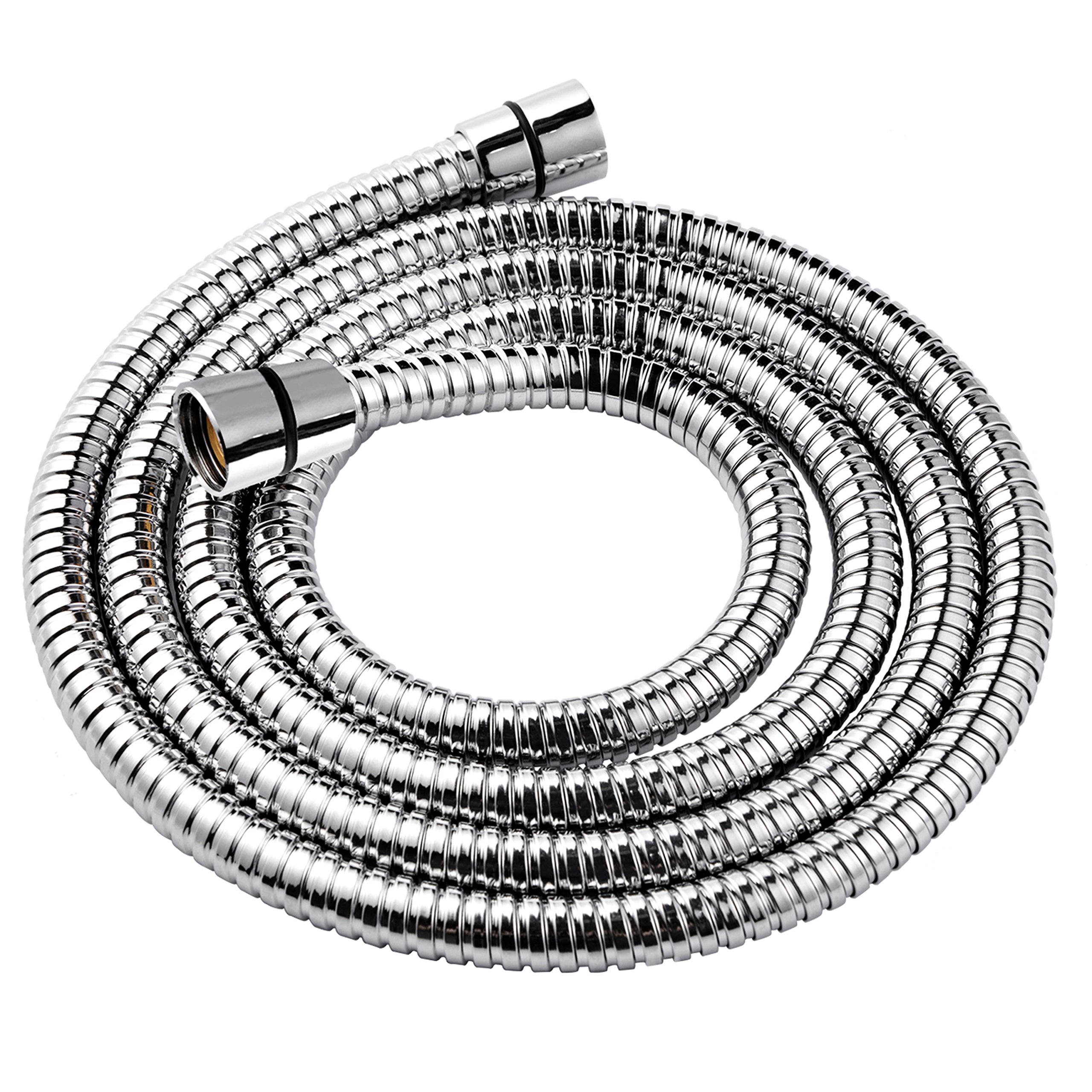 Photo 1 of YOO.MEE Shower Hose 79 inch (6.5 Ft.) for Handheld Showerhead, Stainless Steel, Chrome